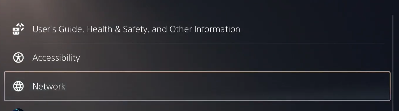 PS5 Settings